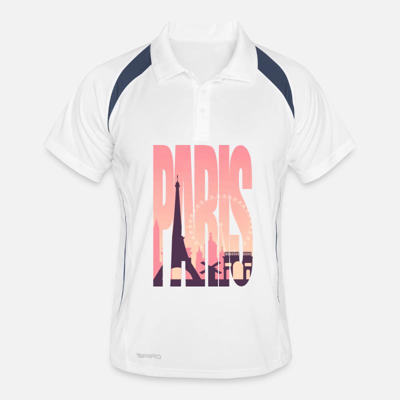 Silhouette Paris Rose Polo respirant Homme