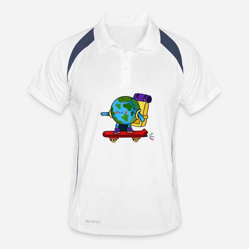 Skater Earth Backpack Men's Polo breathable