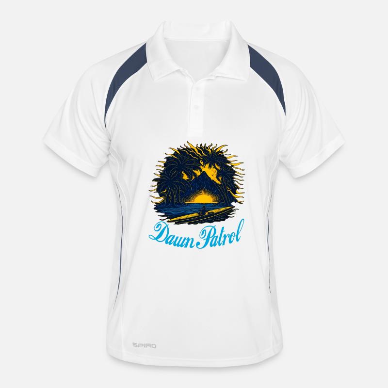 Dawn Patrol Palms Sunset Männer Polo atmungsaktiv