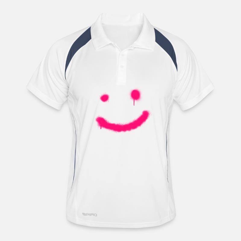 Just smile Men's Polo breathable