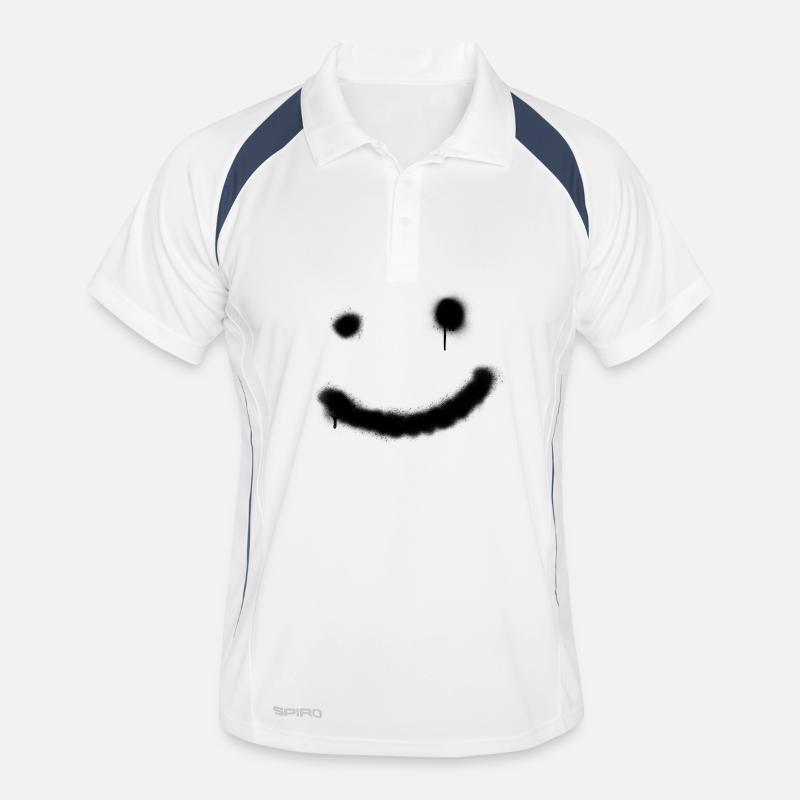 The smile Men's Polo breathable