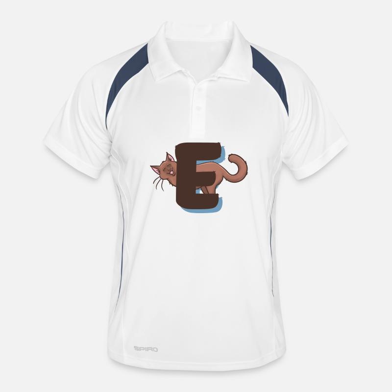 Lettre E du chat Polo respirant Homme