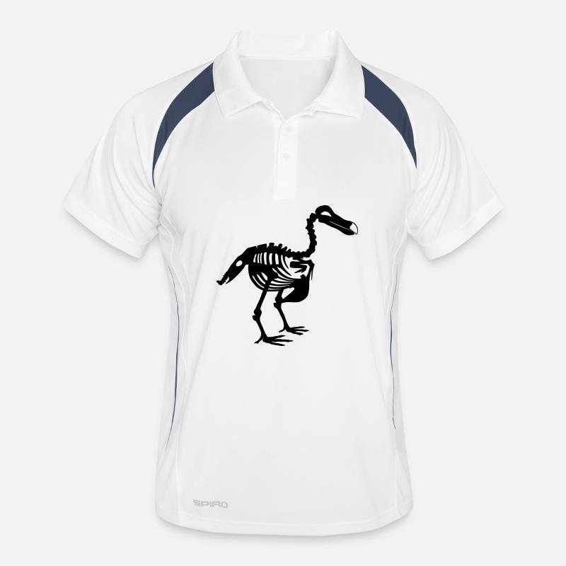 Dodo - Men's Polo breathable - white/navy