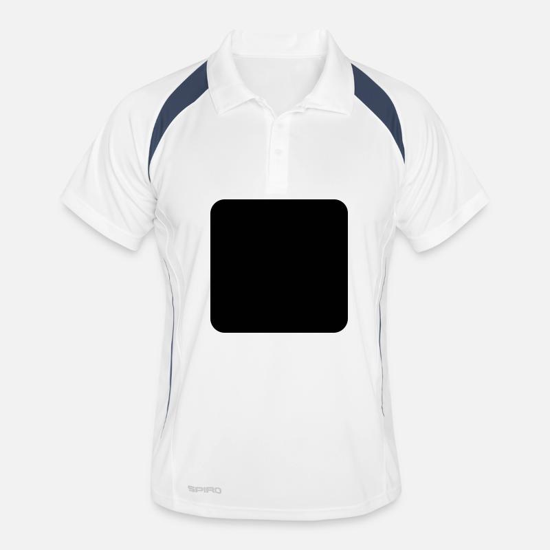 rounded square Men's Polo breathable
