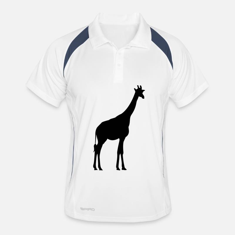 giraffe Männer Polo atmungsaktiv