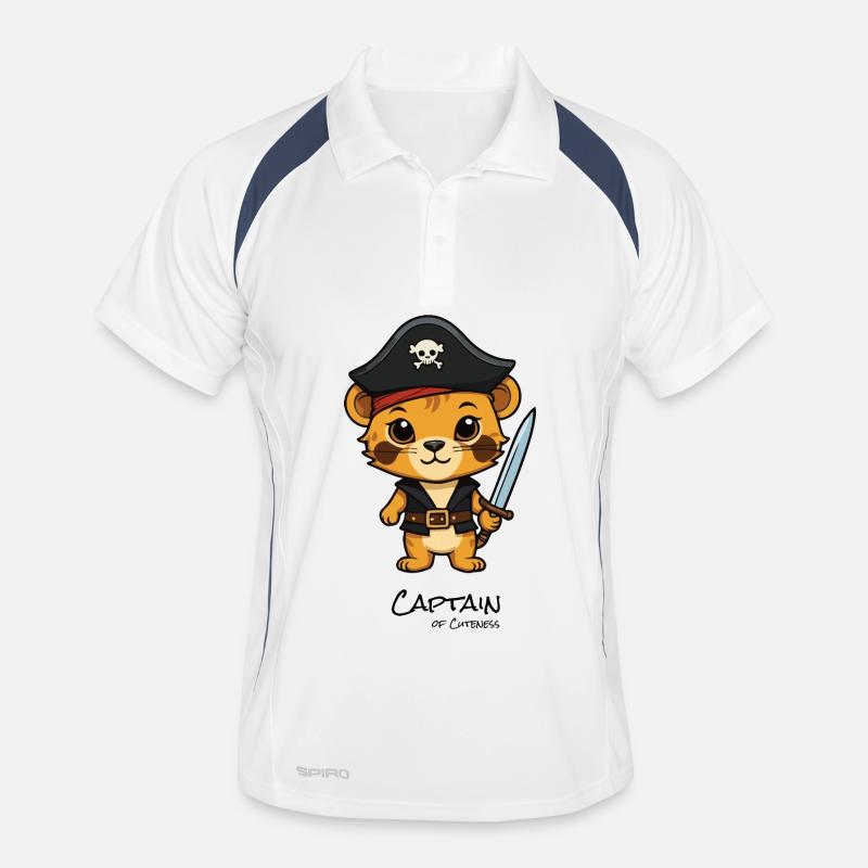 Chaton pirate avec un sabre Polo respirant Homme
