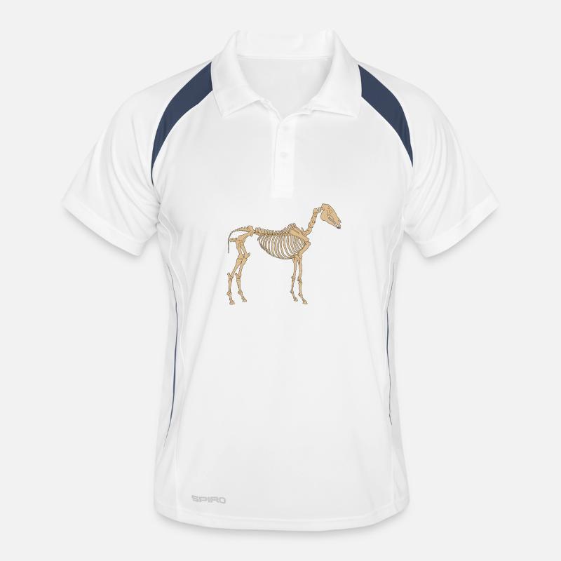 Cheval Squelette Paléolithique Polo respirant Homme