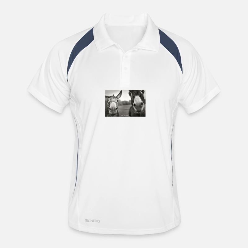 1200 Esel_Dudes Männer Polo atmungsaktiv