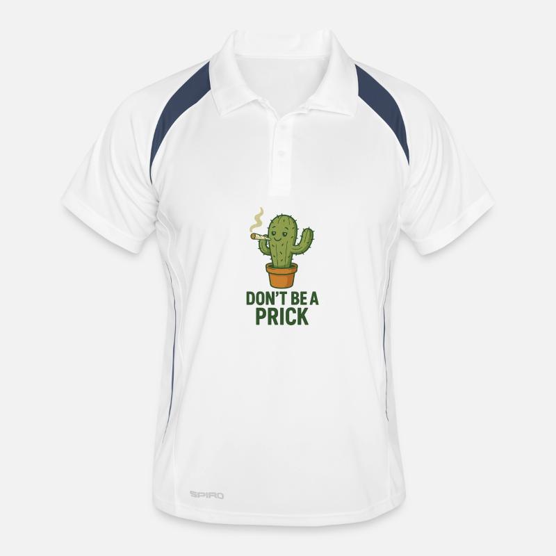 Cactus with Cigar – Saying Men's Polo breathable