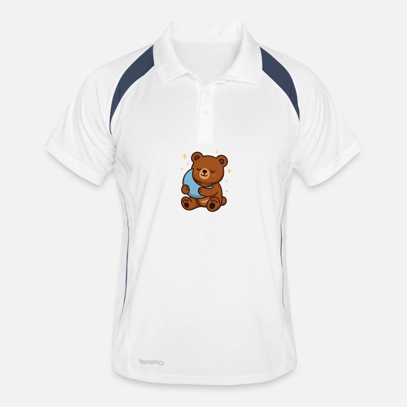 Rêve de lune de l’ours câlin Polo respirant Homme