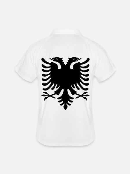 Kosovo - Polo respirant Homme - blanc/marine - Dos