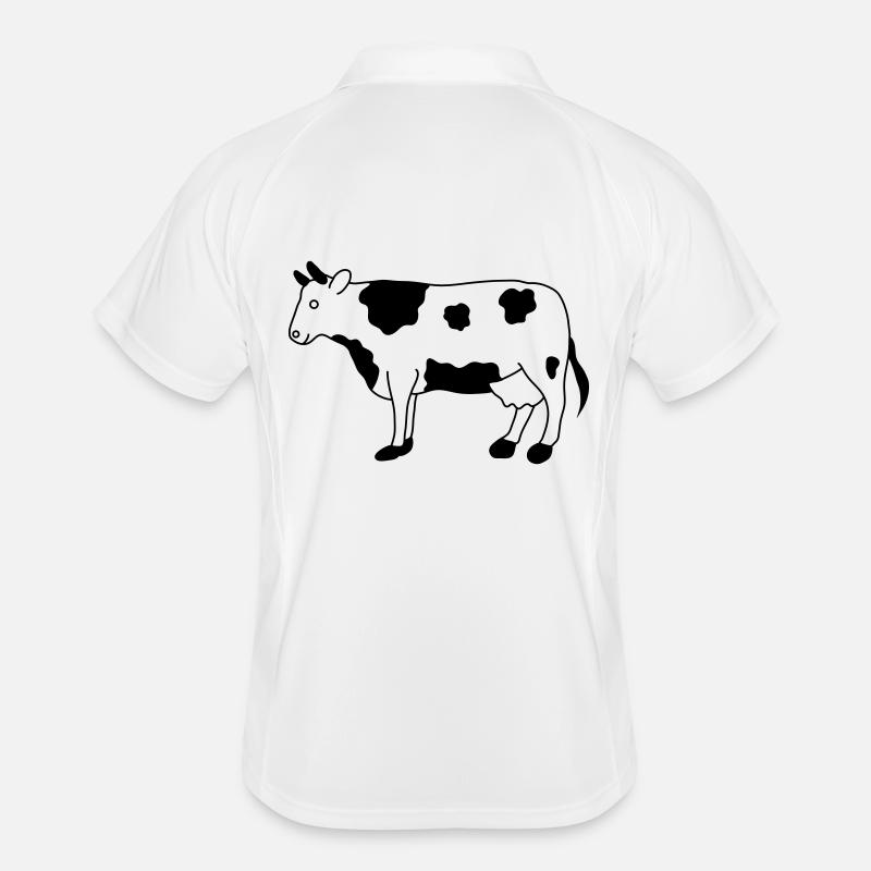 Cow Men's Polo breathable