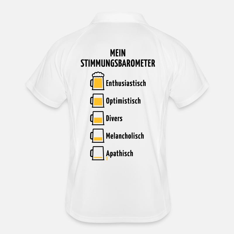 Mein Stimmungsbarometer (Bier / V3 / POS) Männer Polo atmungsaktiv