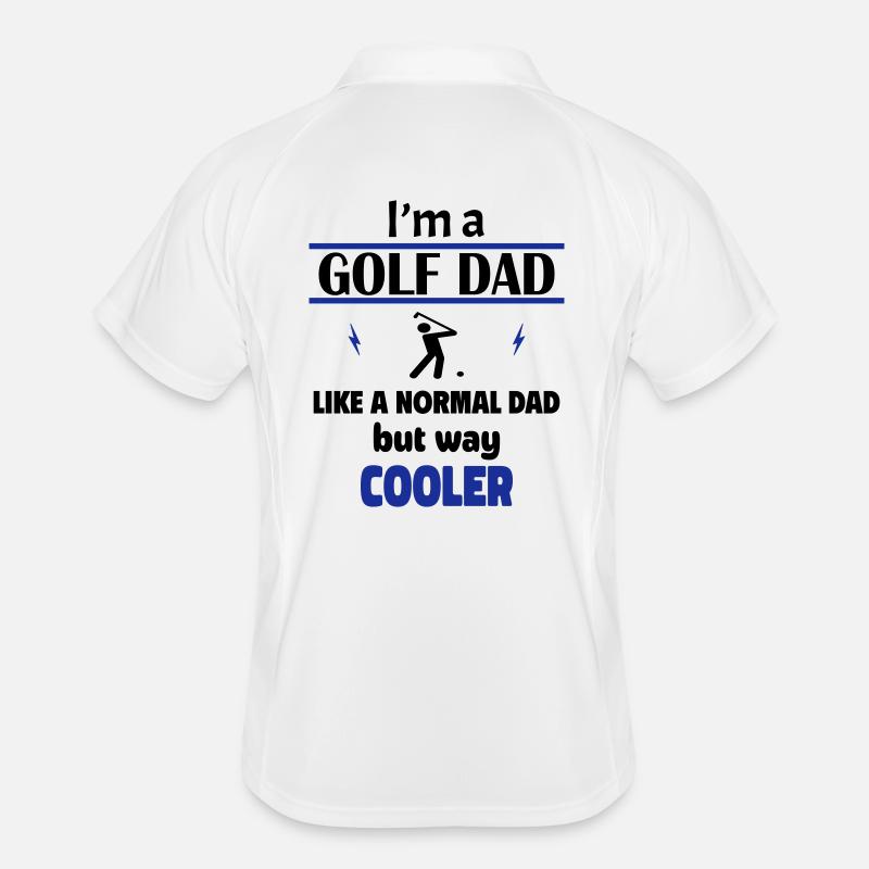 I'm a golf dad - Men's Polo breathable - white/navy