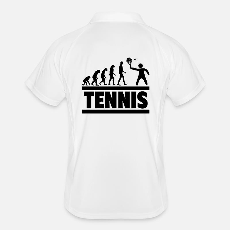 Tennis evolution: From human to tennis player Men's Polo breathable
