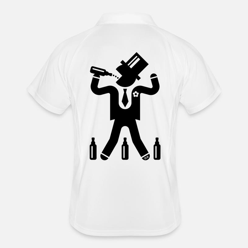 Bräutigam Mit 3 Bier (JGA / Polterabend / L / B) Männer Polo atmungsaktiv