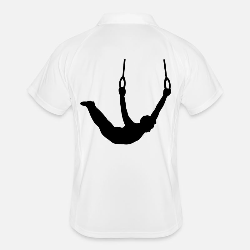 Inspiring ring gymnastics - powerful and elegant Men's Polo breathable