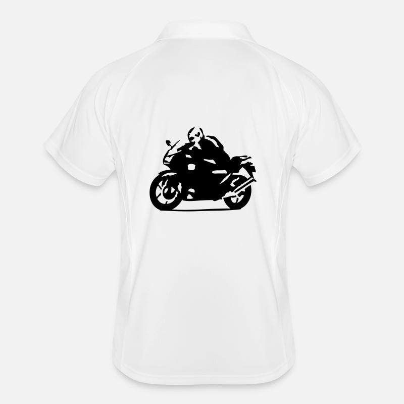 motarde Polo respirant Homme