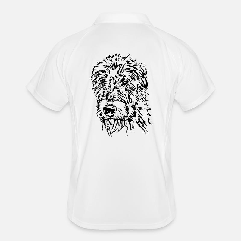 IRISH WOLFHOUND Irish Wolfhound Wilsigns chiens Polo respirant Homme