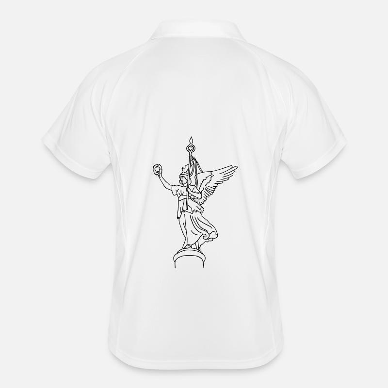 Berlin Victory Column Men's Polo breathable