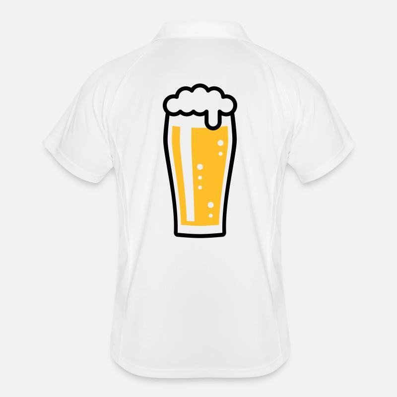 Verre à bière (Bière / Willibecher / 2C) Polo respirant Homme