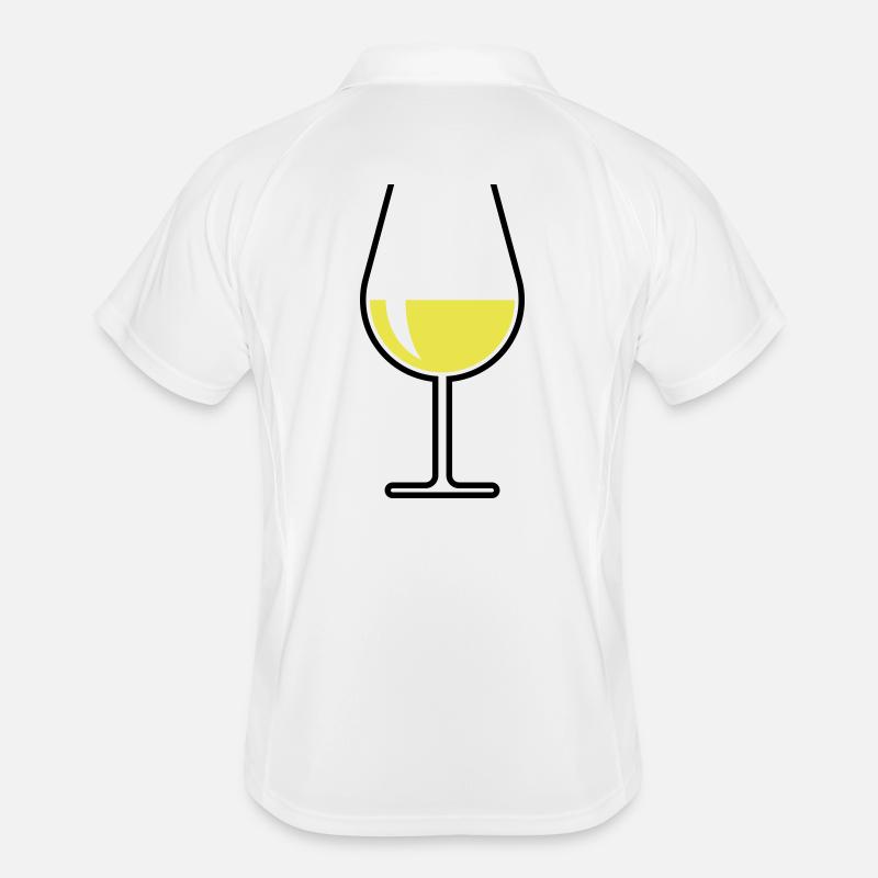 XWeißwein Verre Ventre Ouvert (Vin Blanc / Vin / 2C) Polo respirant Homme