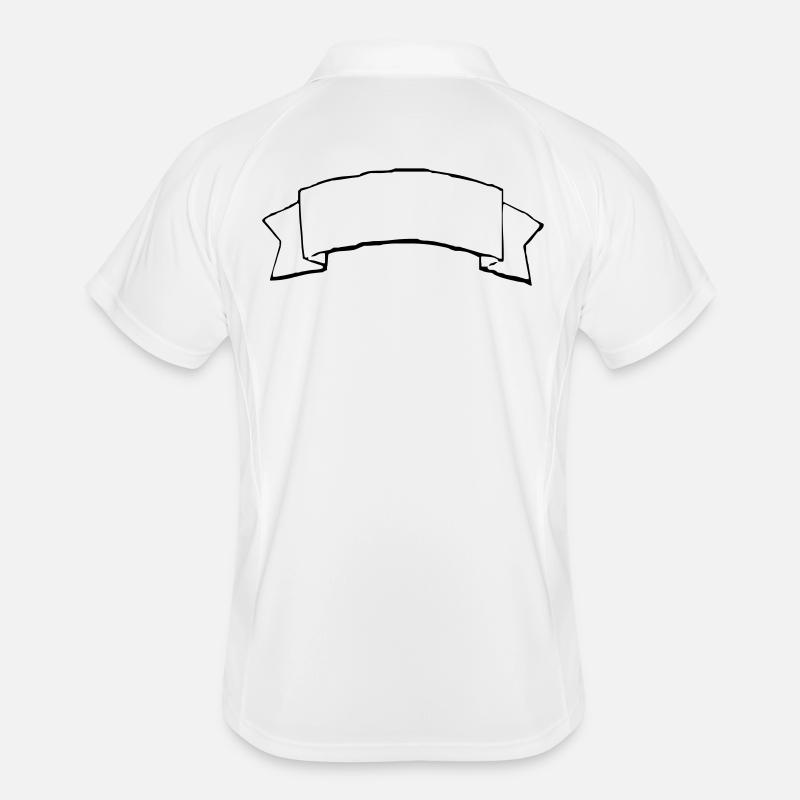 Decorative Banner, Text Frame Title/Heading Men's Polo breathable