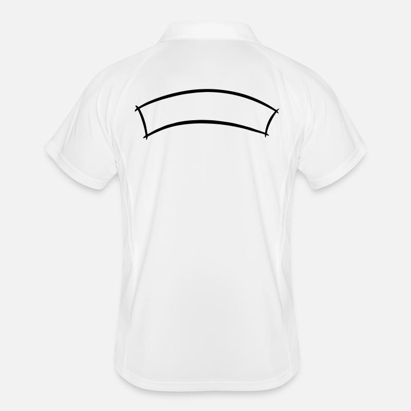 Decorative Banner, Text Frame Title/Heading Men's Polo breathable