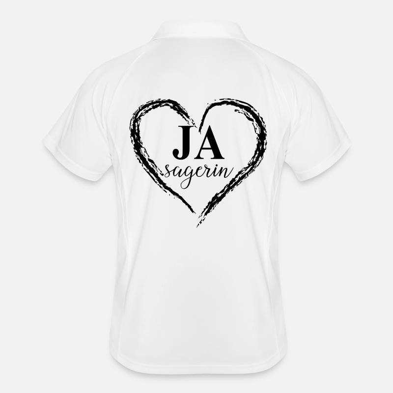 ja_sagerin_heart Männer Polo atmungsaktiv