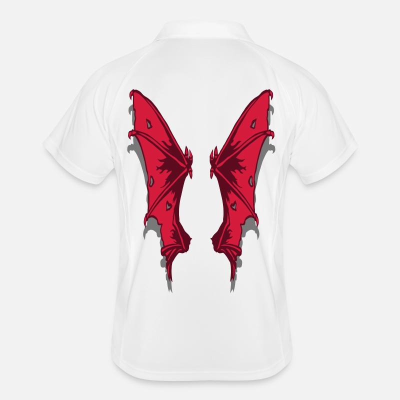 Demon wings Men's Polo breathable