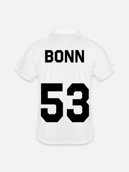 Bonn 53 - Polo respirant Homme - blanc/marine