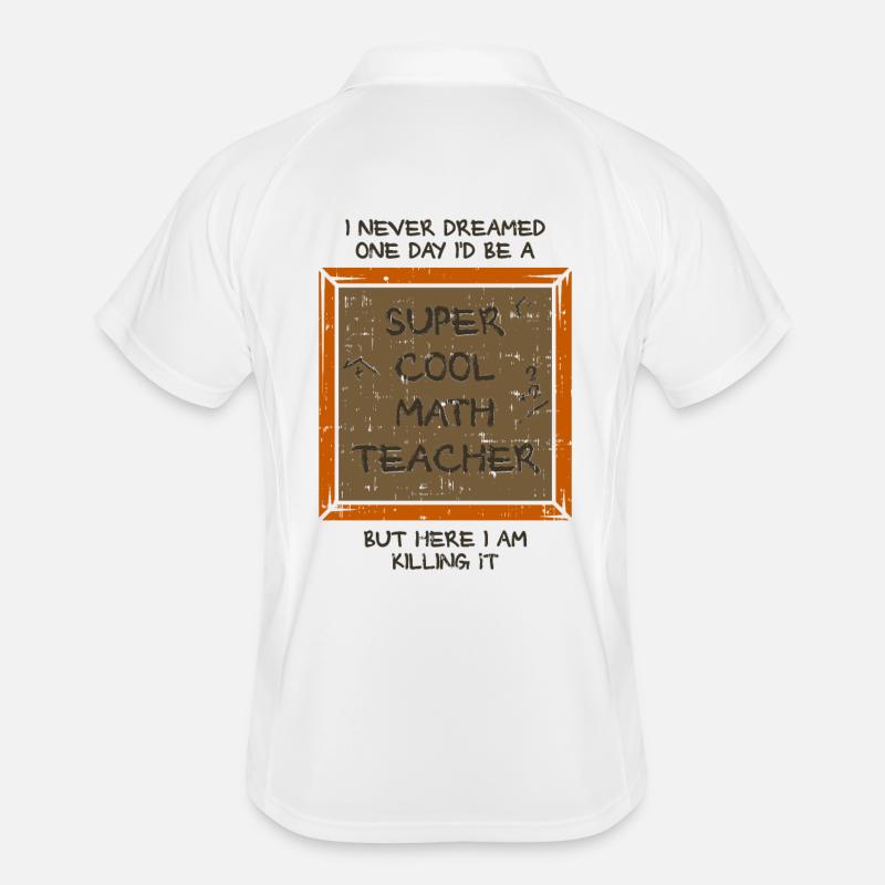 Mathematik Männer Polo atmungsaktiv