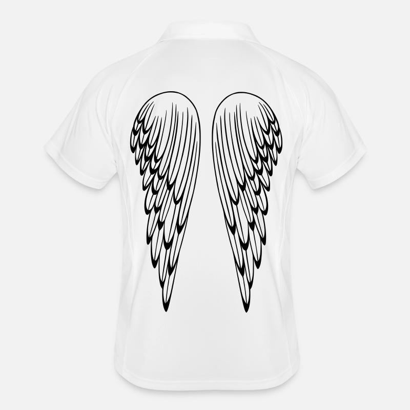 Ailes d'ange, ailes, ange Polo respirant Homme