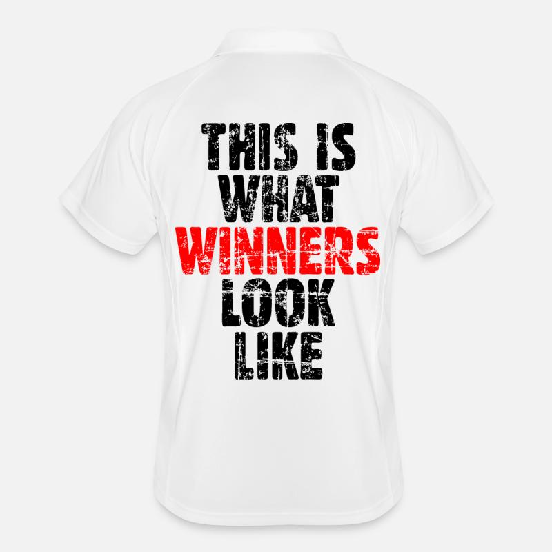 THIS IS WHAT WINNERS LOOK LIKE Männer Polo atmungsaktiv