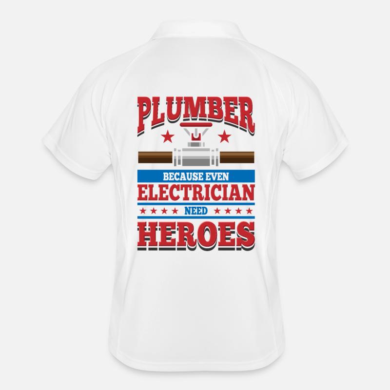 plumber Men's Polo breathable