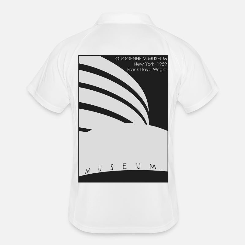 Modern architecture: Guggenheim Museum Men's Polo breathable