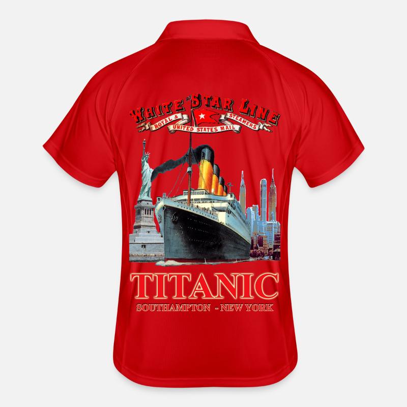 PAQUEBOT TITANIC création Louis RUNEMBERG © Adagp Polo respirant Homme