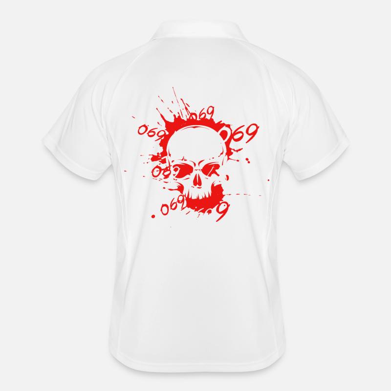 Red Skull 069 Headshot Men's Polo breathable
