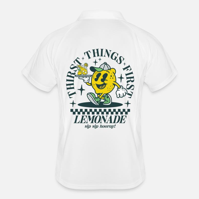 La soif d’abord - Limonade Polo respirant Homme