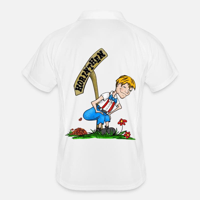 Korinthenkacker blond Männer Polo atmungsaktiv