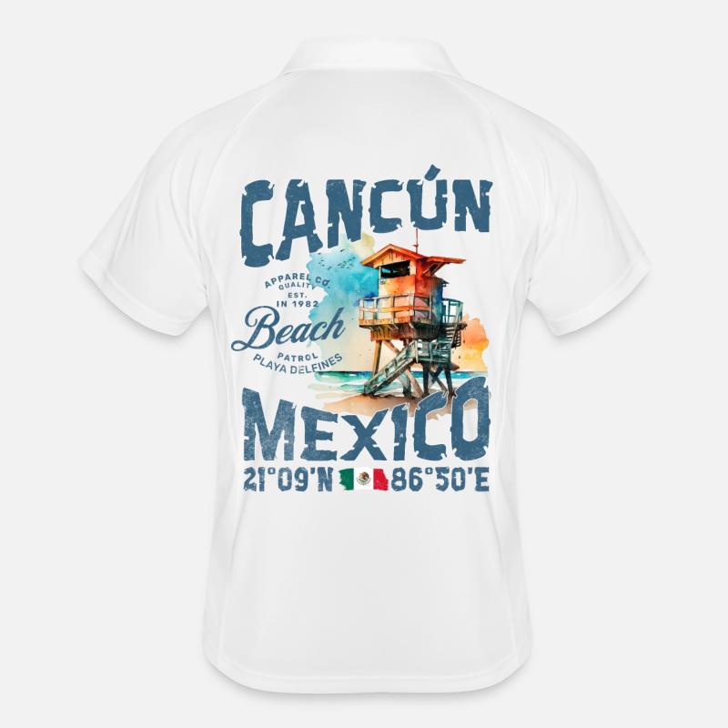 Horizon de Cancun à la Plage Polo respirant Homme