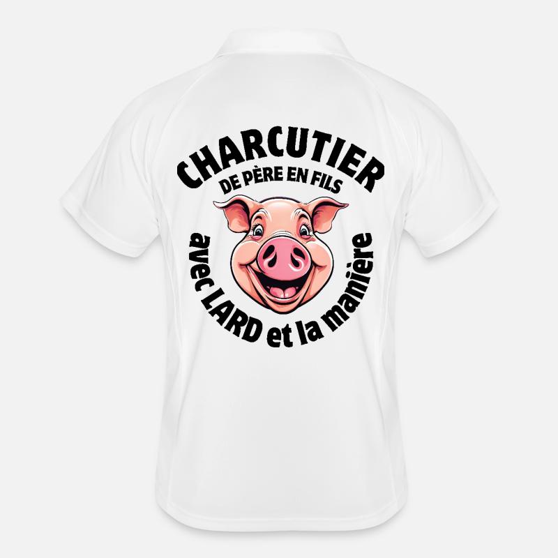 Metzger, Metzger, ich bin ein Sprachrohr Männer Polo atmungsaktiv