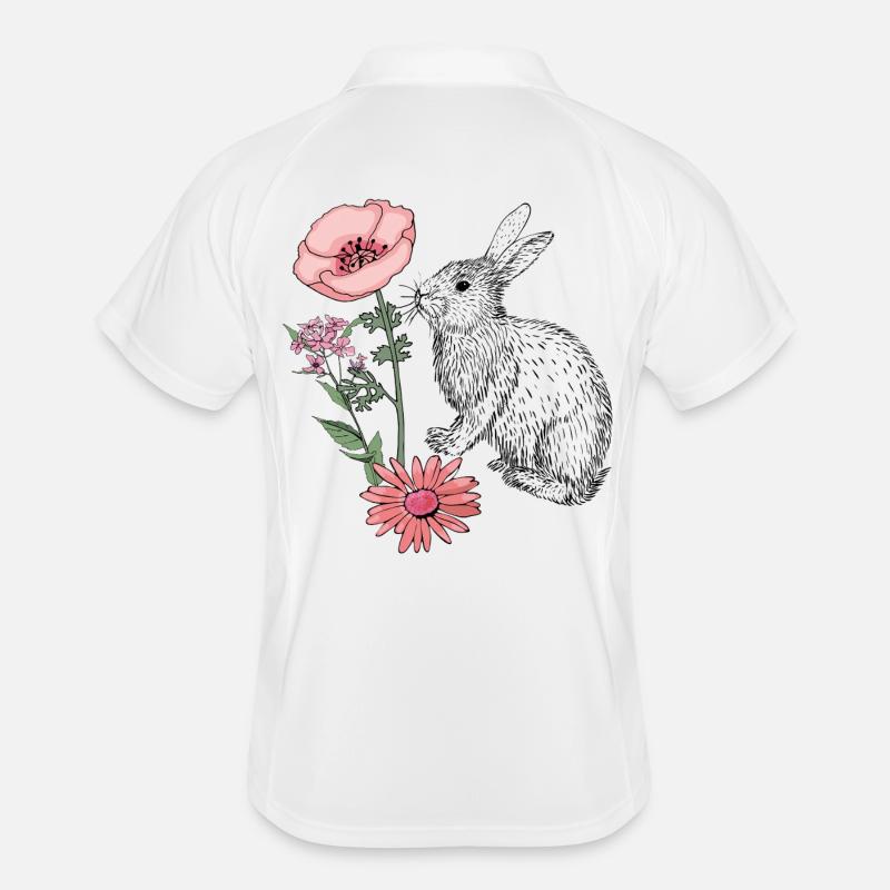 Easter Bunny Happy Easter - Men's Polo breathable - white/navy