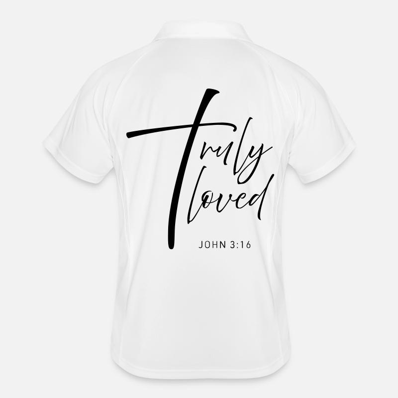 CROSS truly loved Männer Polo atmungsaktiv