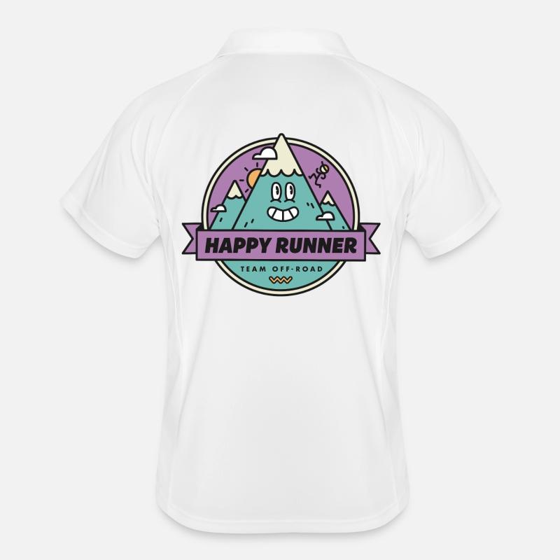 Happy Runner Polo respirant Homme