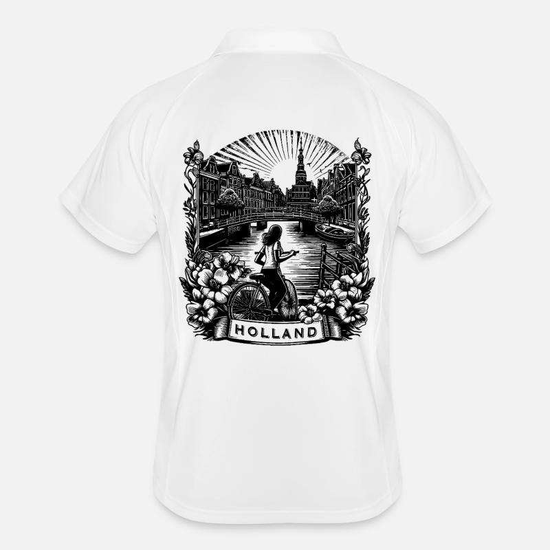 HOLLAND Conception de chemises Polo respirant Homme