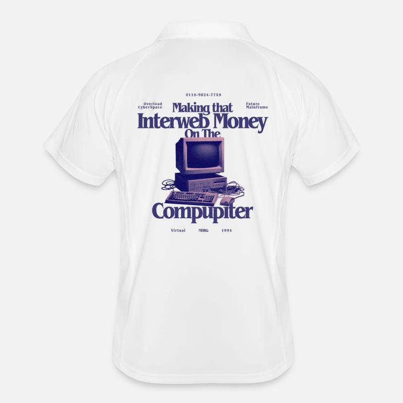 InterwebMoney Conception Informatique Polo respirant Homme