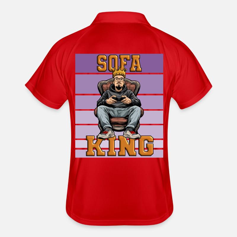 Pass me the controller - sofa King Men's Polo breathable