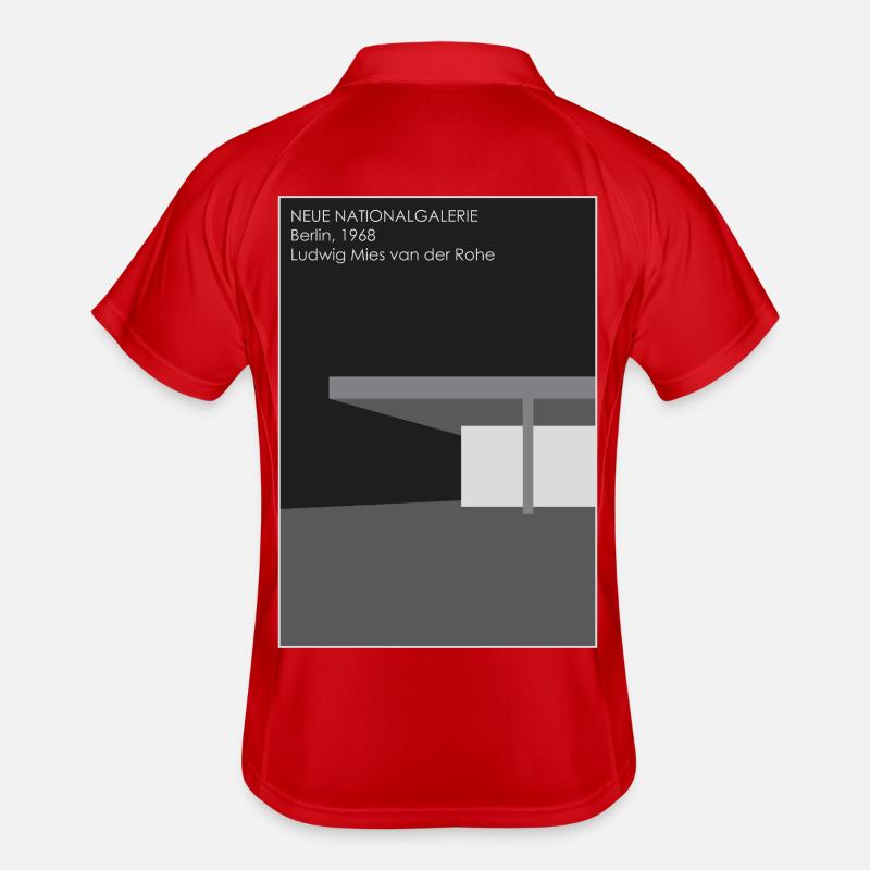 Modern Architecture: National Gallery Men's Polo breathable