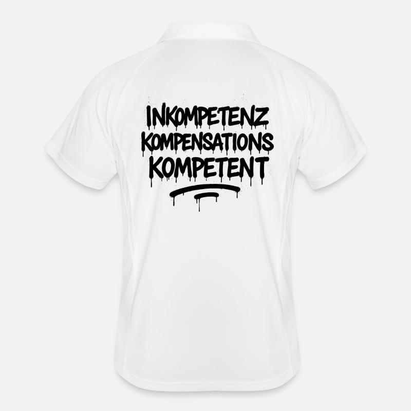 Inkompetenz Kompensations Kompetenz – Büro Spruch Männer Polo atmungsaktiv